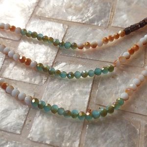 Crystal Vibes Necklace 18" long